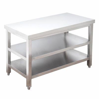 Кухонный стол для кейтеринга, Рабочий стол из нержавеющей стали, Подстраиваемый прочный стол для подготовки еды, Стол для приготовления еды, Для ресторана