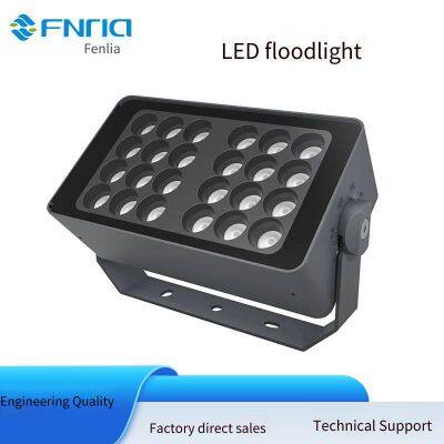 Led Outdoor Waterproof Square High-power Floodlights 24w, 48w, 72w, Monochromatic and Full-color With 512 Control photo-4