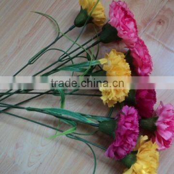 Real Looking Hotel Lobby Decorative Artificial Carnations