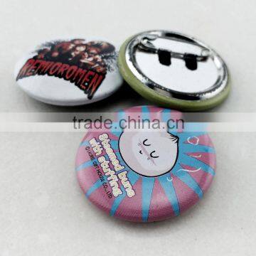 wholesale round shaped metal tin box,small round tin box of badge