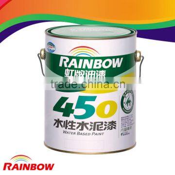 High quality environmental interior decorative wall coating with water base gloss cement paint