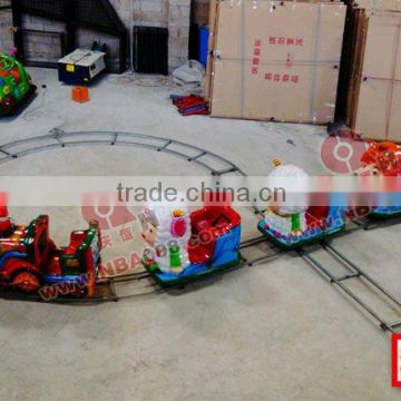 number 8 round electric kiddie rail car mini train