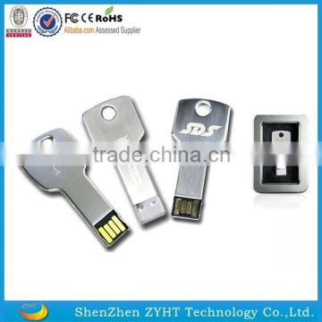 Metal House Key Shaped Usb Flash Drives/usb Pen Drive/usb Memory Stick Wholesale