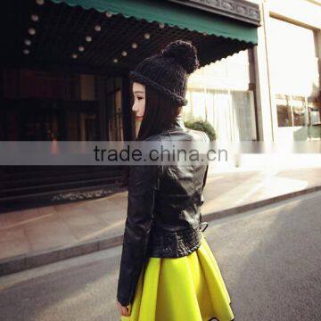 Hot Selling Handmade Knitting Pom Pom Style Ladies Fashion Hats