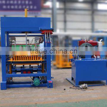 New Design QTF4-28 Diesel Powered Hydraulic Manual Interlocking Concrete Block Making Machine photo-3