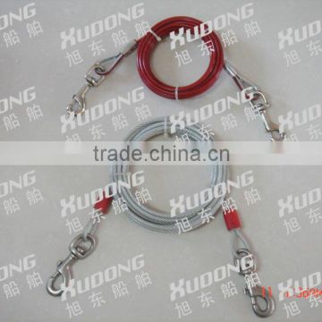 Pet chain leads made of steel wire rope