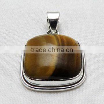 Fantasy Tiger Eye Pendant, Gemstone Silver Jewellery, Fine Silver Jewellery photo-5