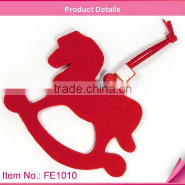 rocking horse deco wholesale felt fabric