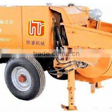 Stationary concrete pump