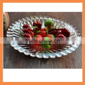 Stocklot Clear Glass Fruite Plate 01-10009