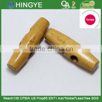 Sedex Audited Factory 2 Pillar Wooden Toggle button