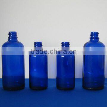 COBALT BLUE ESSENTIAL OIL GLASS BOTTLE