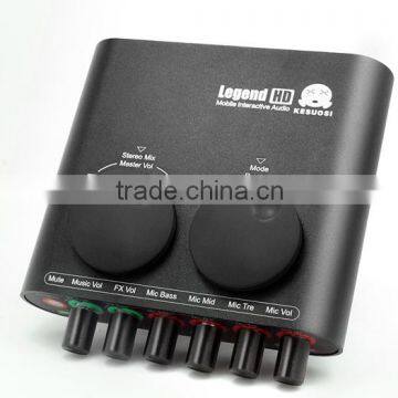 XOX Net singer usb recording sound card for tablet, PC, Mp3