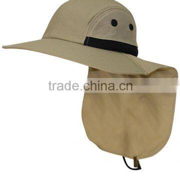 Stylish Big Brim 100% Polyester Bucket Cap photo-4