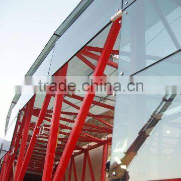 15mm clear tempered point supported exterior glass curtain wall(Alibaba Supplier Assessment&Onsite checked factory)