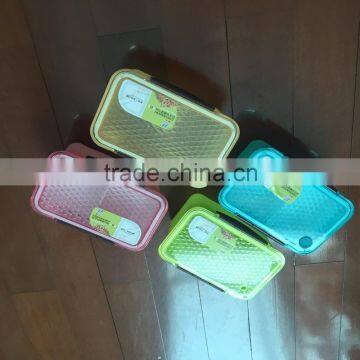 2016 plastic lunch box with kids lunch box