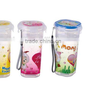 lock bottle plastic water bottle plastic cup