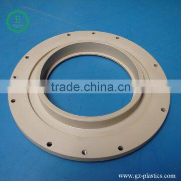 Abrasion Resistance PEEK Plastic Block by CNC Machining photo-2