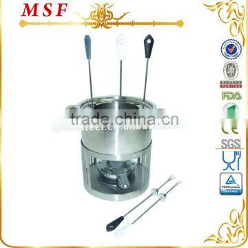 straight shaped chocolate fondue warmer/chocolate fondue maker/fondue sets for sale