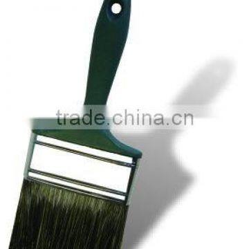 plastic PET flat paint brush with plastic handle