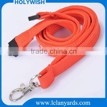 High quality double layers lanyard with cool keychain