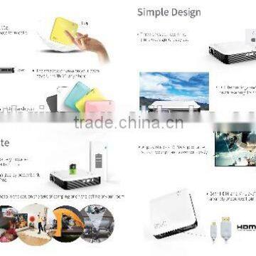 2016 the Smallest DLP 50Lumens Brightness Mini Projector and Pocket Business Projecctor photo-3