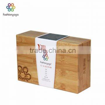 MIC5049 Eco friendly Wood Color Bamboo Yoga Block