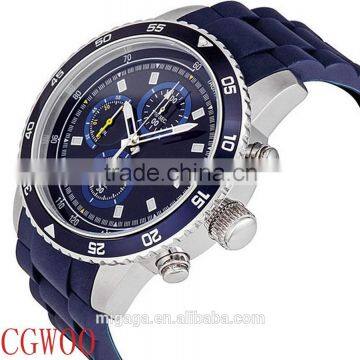 Vogue stainless steel watches for men chronograph watch