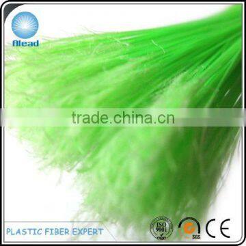 fluff polyester PET broom plastic fiber tip flagged PET filament soft PET mono filament