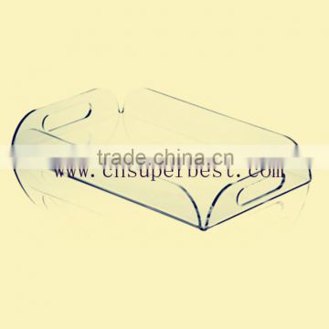 eco-friendly serving tray, factory wholesale 2016,eco-friendly acrylic serving tray