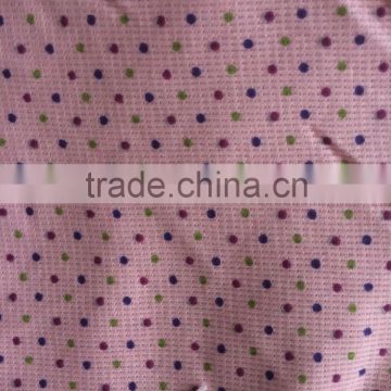 CVC waffle thermal knitted fabric