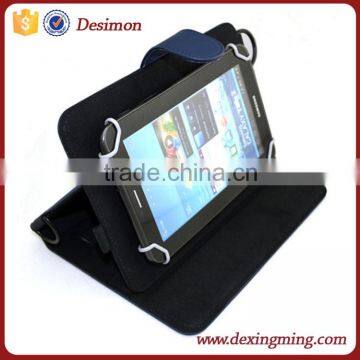 9-10" universal handhold leather working tablet case with lanyard