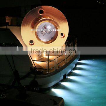 15W IP68 Led Boat Lights Blue Green Underwater Lights for Fishing Boat photo-4