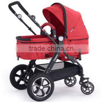 Aluminum Alloy Frame Air Free Wheel Baby Buggy 3 in 1with EN1888/ASTM