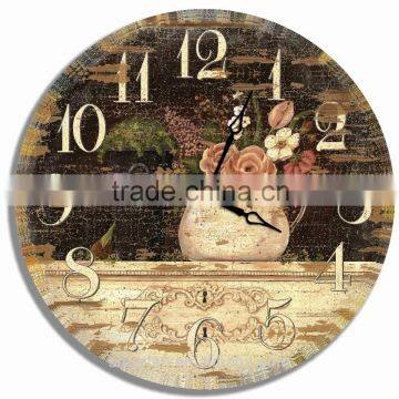 Fashion garden outdoor shabby chic vintage wall clock