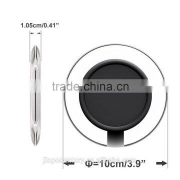 High Quality Black White Round Wireless Charger Charging Pad for Samsung S3 S4 photo-3