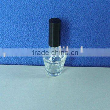 Glass nail polish bottle