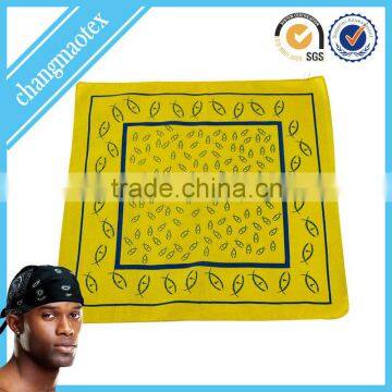 popular yellow cotton bandana headband