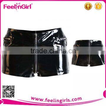 High quality sexy leather mini dress wholesale