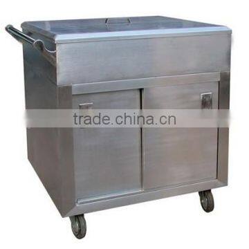 modern metal food cart