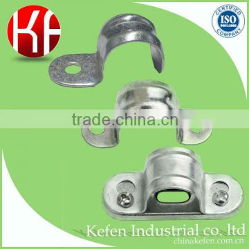 conduit saddle, steel cable clamp, galvanized clamp, galvanized saddle clamp