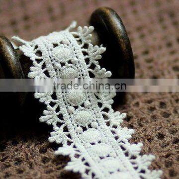 Water Soluable Lace,Cotton Lace, Garment Lace Trim, Lace Accessory,Chemical Lace