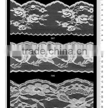 knitted nylon lace made in china non stretch lace 703-2