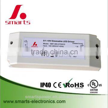 ac to dc 0-10v Dimmable Constant Current Led Driver With 1-10v Dimming