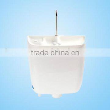 Water saving plastic toilet tank,with faucet