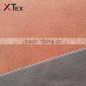 100% Polyester Sound Indian Printed Bronzed Embossed Bonded Suede Fabrics for Upholstery photo-4