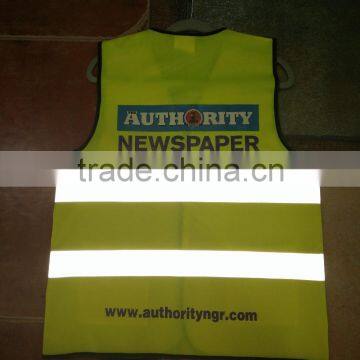 Promotion Green Reflect Vest for Advertising photo-2