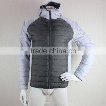 Men High Quiality Nylon Quilted Jacket Down Jacket In Stock