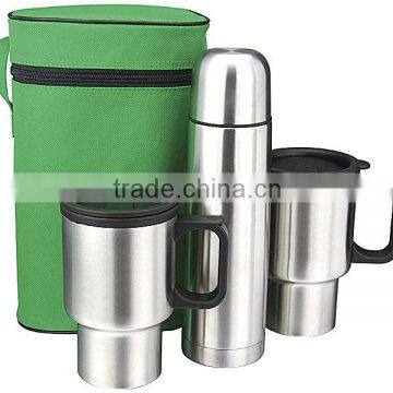 2014 promotional stainless steel thermos business thermos flask gift sets