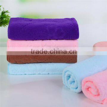 promotion cheap embossing towel